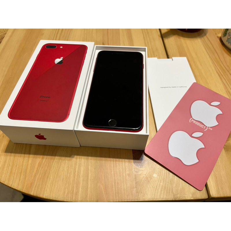 IPhone 8 Plus 256G 紅色 品項良好 功能正常 無維修更換 一手機便宜賣