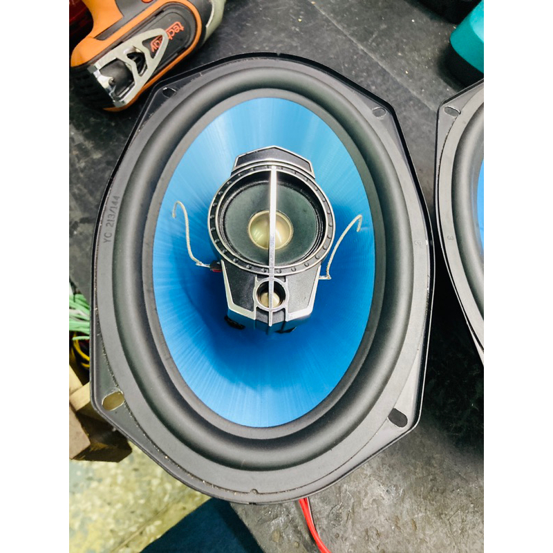 USA yuko audio 6x9同軸三音路高階分音喇叭 150W 二手良品 ，