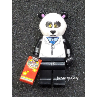 【臺中翔智積木】 LEGO 樂高 2023 BAM Panda Suit Guy 熊貓套裝 人偶