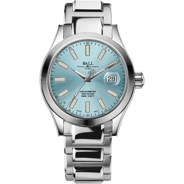 BALL 波爾錶 時尚鋼帶機械錶 冰藍面 40.0mm/NM9026C-S6C-IBE