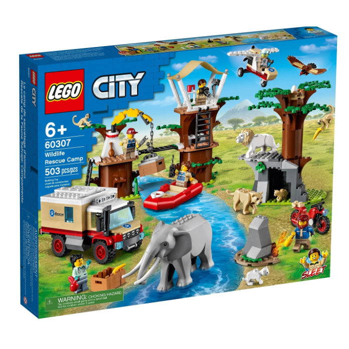 樂高 LEGO 60307 城市系列 Wildlife Rescue Camp 野生動物救援營 全新品