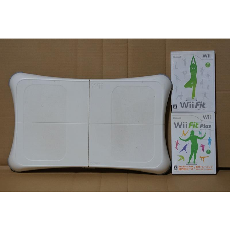 原廠 Wii 平衡板 + Wii Fit 遊戲光碟 + Wii Fit Plus 遊戲光碟