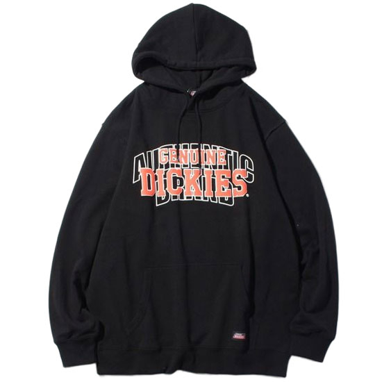 【DICKIES】日本限定 3178-4406 學院字體 發泡文字 毛巾布 帽T (黑色) 化學原宿