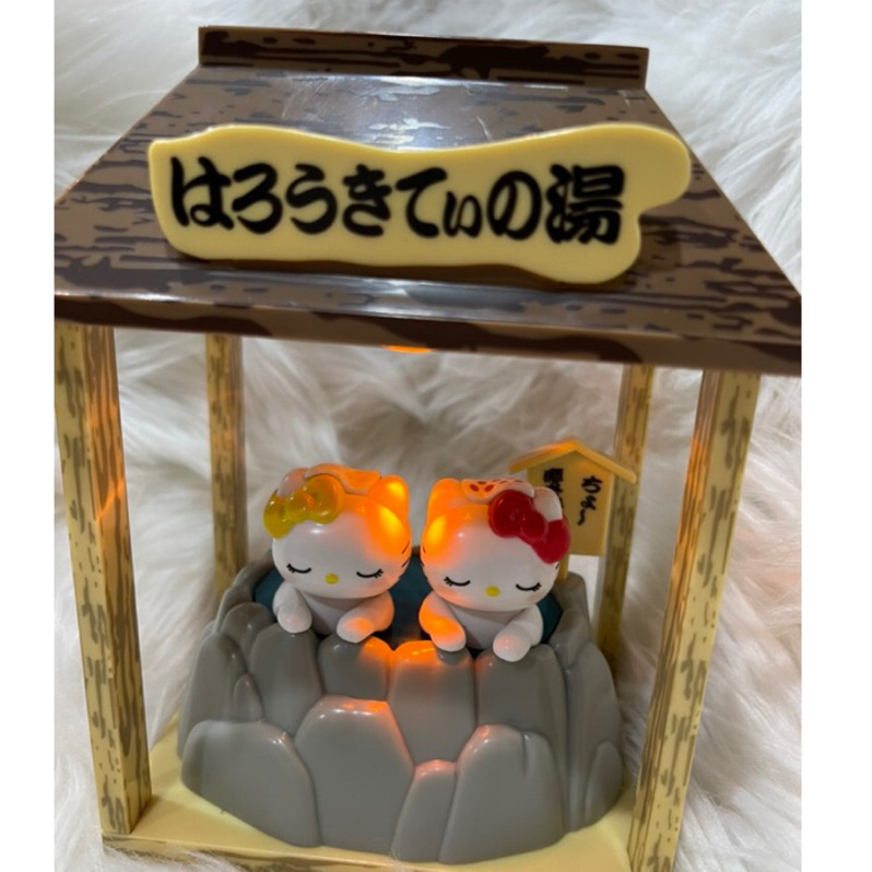 日本進口Hello Kitty泡溫泉小夜燈￼