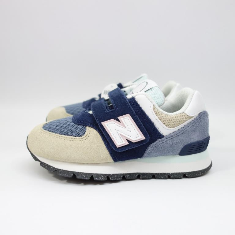 [麥修斯]NEW BALANCE 574 NB574 PV574DN2 W 兒童運動鞋 矯正鞋 復古鞋 撞色 藍紫