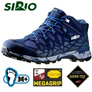 日本SIRIO女3E寬楦Gore-Tex中筒登山健行鞋(水藍色)PF156IN