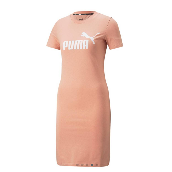 【PUMA】女士 Essentials 修身 T 卹連衣裙（粉紅色、S號*1／M號*1）- 670468 16