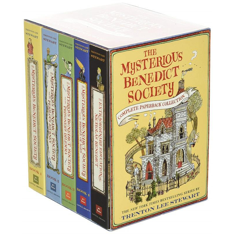 The Mysterious Benedict Society Paperback Boxed Set (5冊合售)/《天才神秘會社》平裝版五冊/ Trenton Lee Stewart　eslite誠品