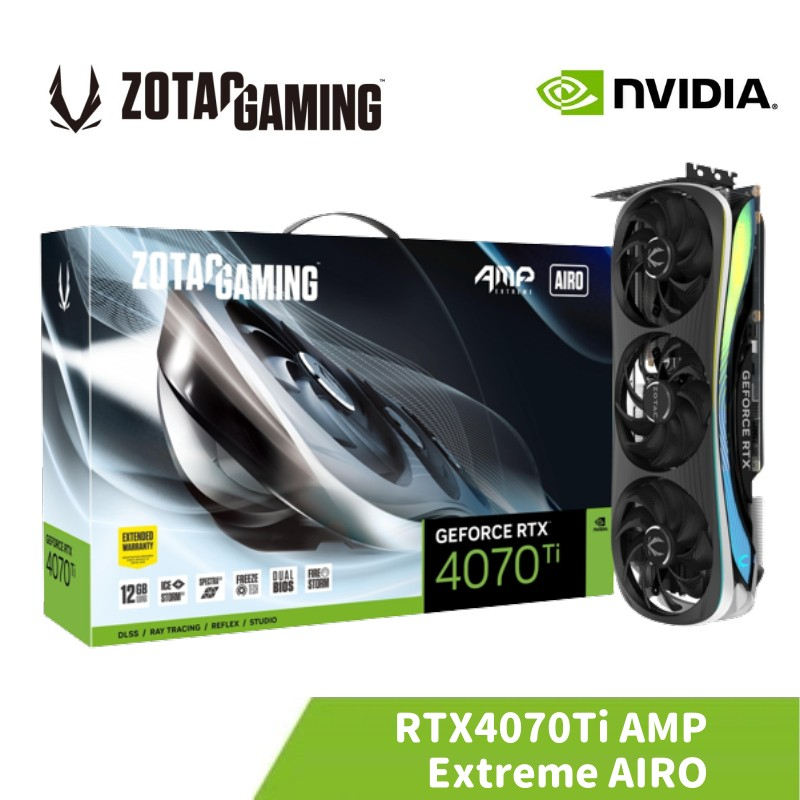 ZOTAC 索泰 GAMING GeForce RTX 4070 Ti AMP Extreme AIRO 顯示卡