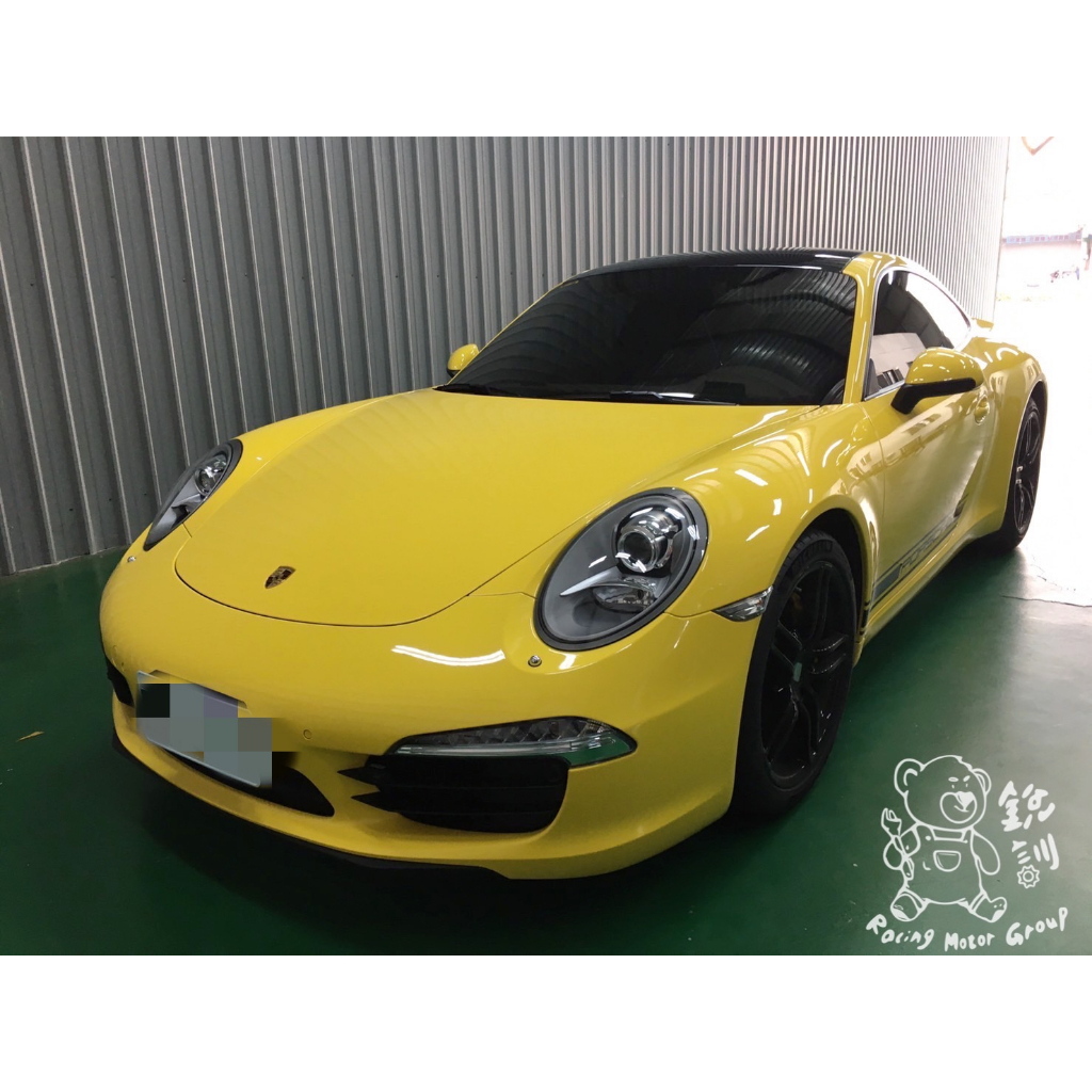 銳訓汽車配件精品-沙鹿店 Porsche 911 Carrera 安裝 AHD崁入式倒車顯影鏡頭 {保固一年}