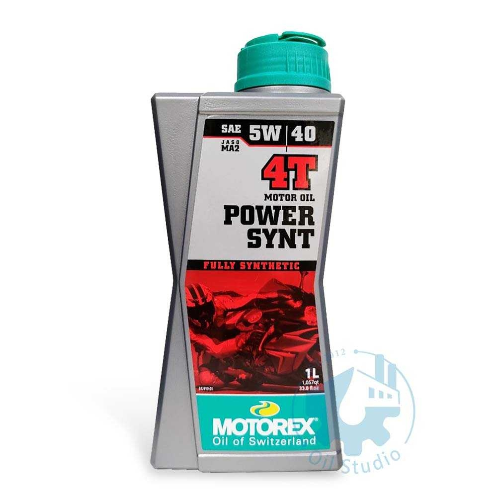 【美機油】MOTOREX POWER SYNT 4T 5W40 全合成 機車 機油  MA2 認證