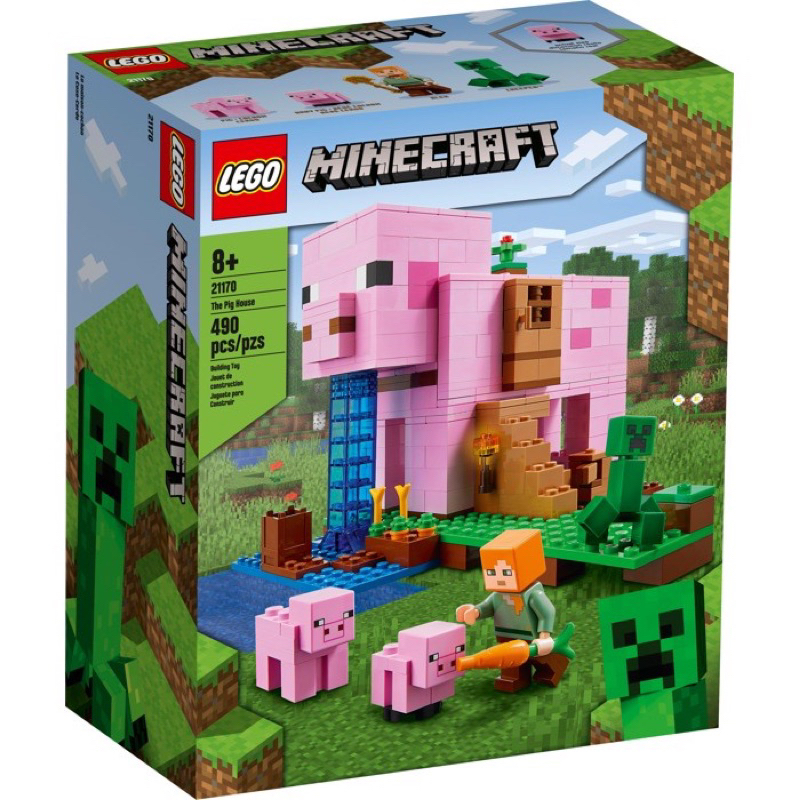 &lt;台南現貨&gt; 樂高LEGO 21170 The Pig House 麥塊 Minecraft系列