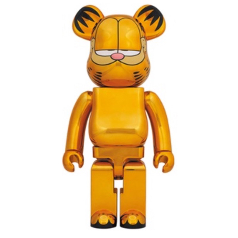 BLS • BE@RBRICK 1000% 電鍍 加菲貓 BEARBRICK GARFIELD GOLD 庫柏力克熊