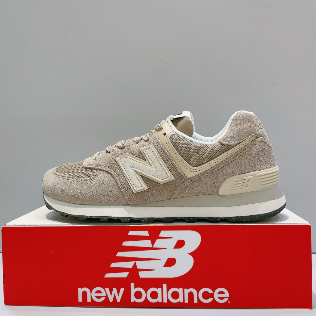 New Balance 574 男女款 奶茶色 麂皮 經典款 復古 D楦 運動 休閒鞋 U574WO2