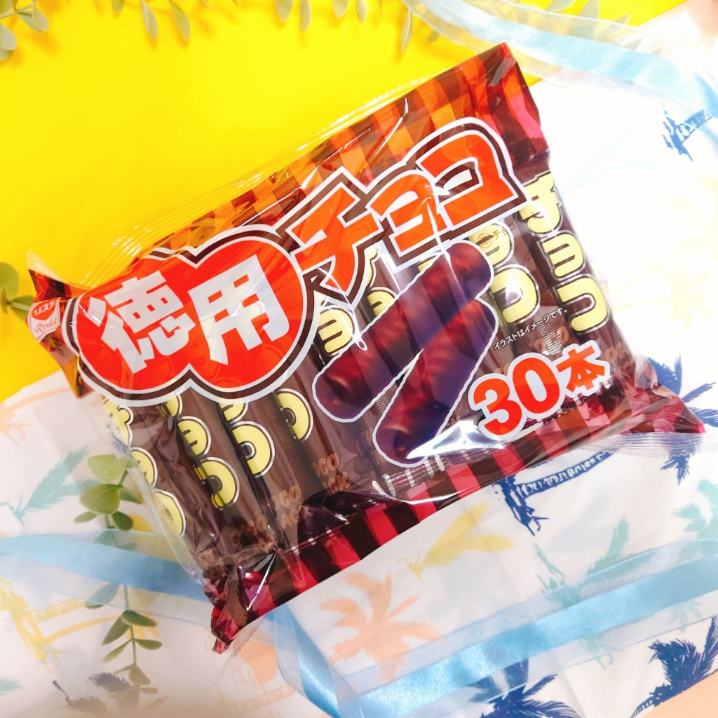 現貨 優惠感 日本 RISKA 德用可可玉米棒 巧克力玉米棒 巧克力棒 玉米棒 餅乾 可可餅乾 可可棒