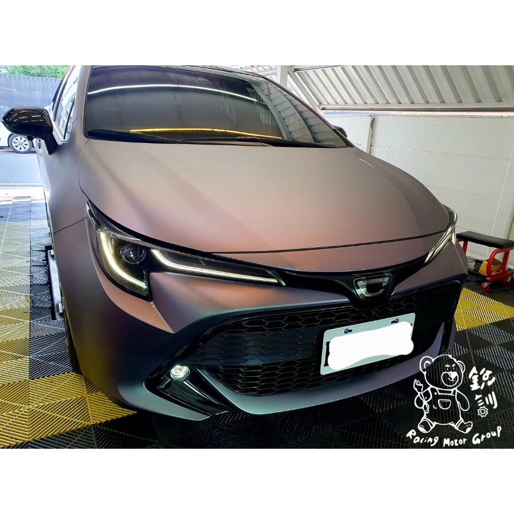 銳訓汽車配件精品 Toyota Auris 安裝 RMG LED魚眼霧燈-檸檬黃光