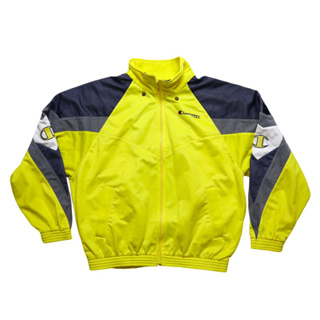「富士鳥」古著 Champion 黃色Logo滾邊 運動外套 防風外套