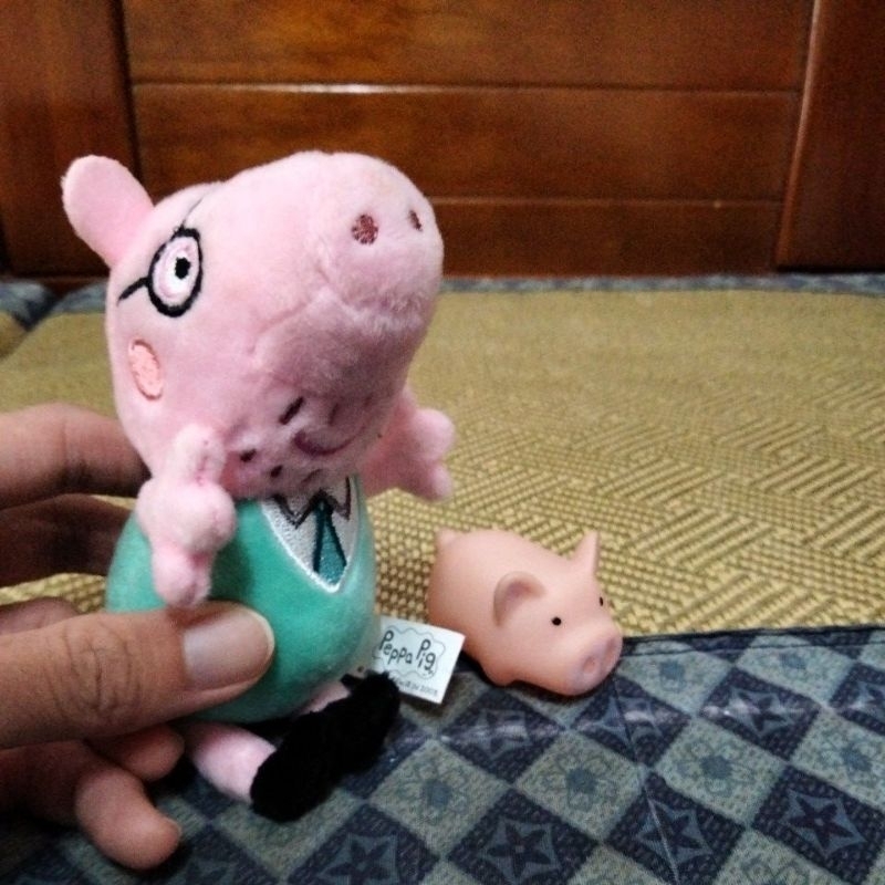 Peppa Pig佩佩豬娃娃 佩佩豬爸爸 弗瑞迪 正版娃娃