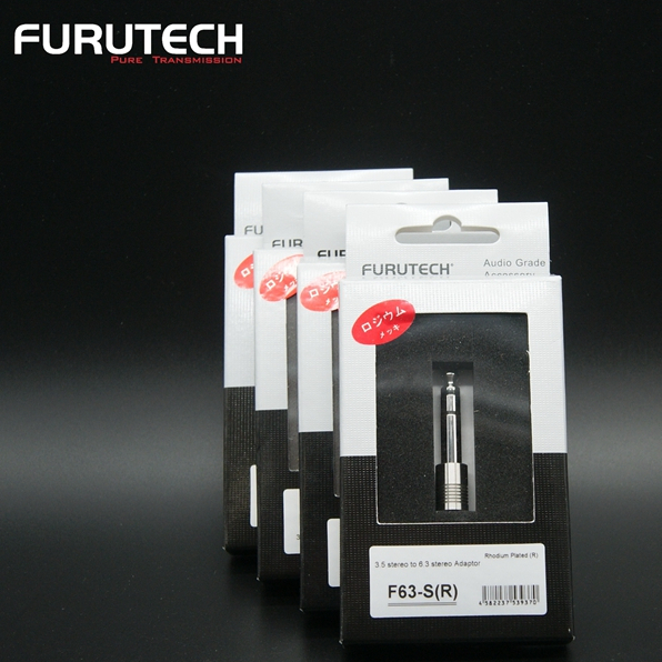 日本 FURUTECH 古河 F63-S(R) 鍍銠 3.5轉6.3 轉接頭 耳機 監聽 DAP ATL