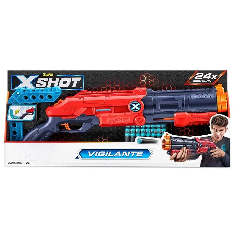 X-Shot赤火系列-雙管特警1Set組【家樂福】