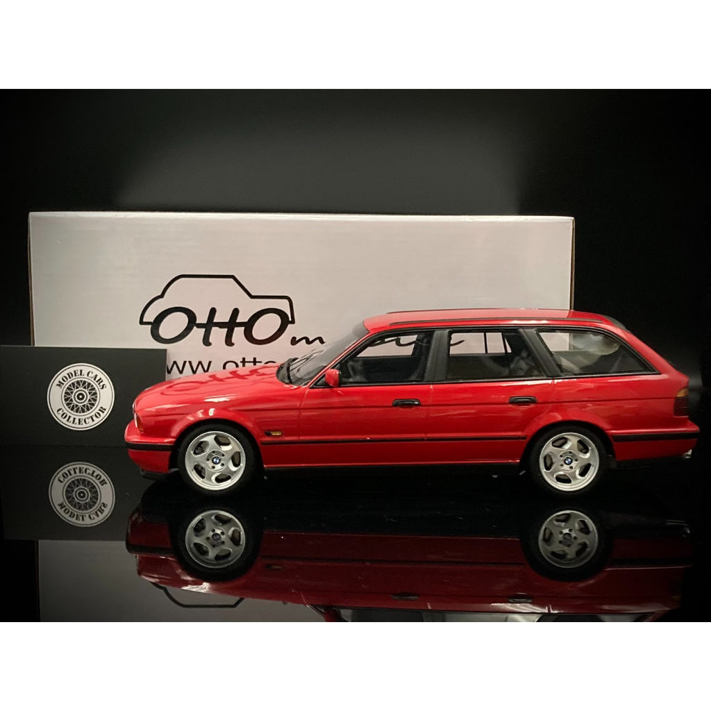【收藏模人】OTTO BMW E34 Touring M5 紅 1/18 1:18