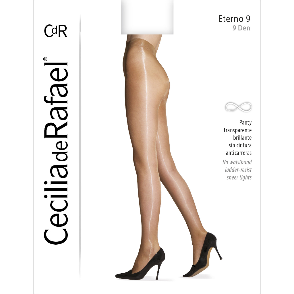 °☆就要襪☆°全新西班牙品牌 Cecilia de Rafael ETERNO 不易走紗絲光絲襪(無腰帶設計9D)