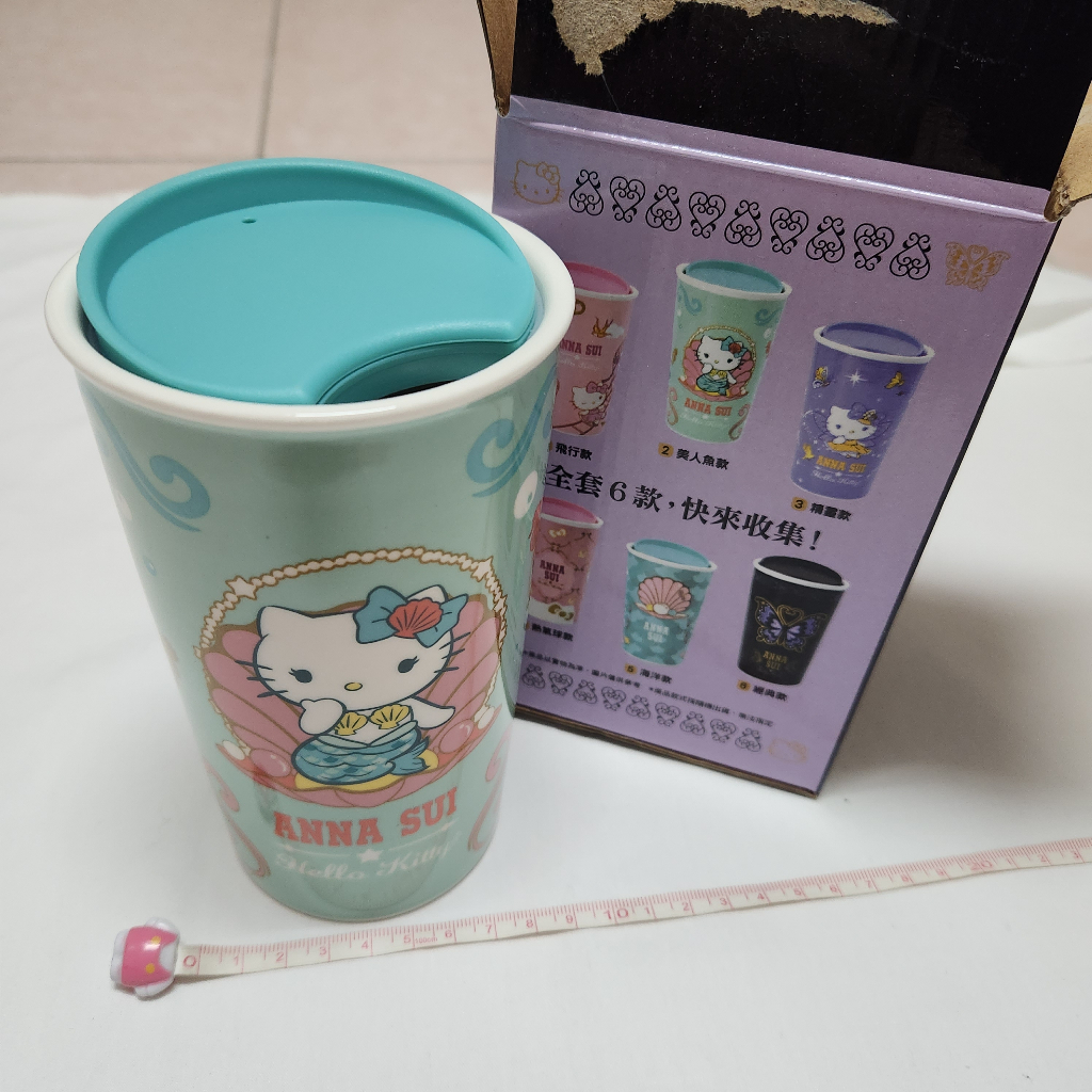 ♡小貓雜貨舖♡ 7-11 Anna Sui x Hello Kitty 雙層陶瓷馬克杯