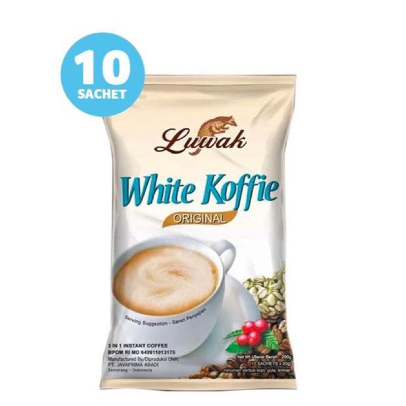 🇮🇩Luwak-印尼三合一咖啡 White Koffie Luwak kopi 3in1/每份20g🇮🇩