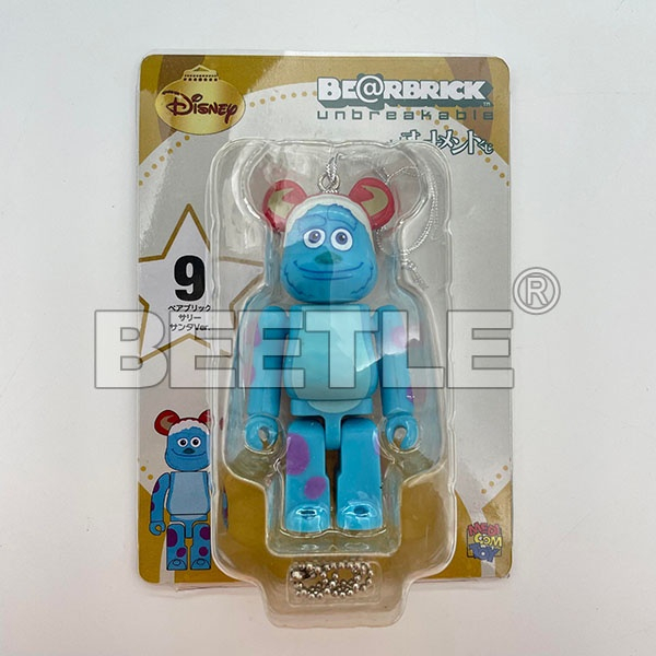 BEETLE BE@RBRICK 一番賞 怪獸電力公司 毛怪 聖誕節 庫柏力克熊 DISNEY SULLEY 100%