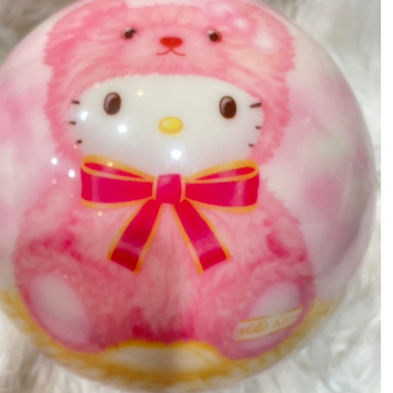 日本進口Hello Kitty全新未穿洞變身熊保齡球