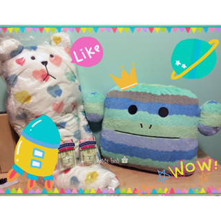 ᴄʀᴀғᴛʜᴏʟɪᴄ☃猴猴 猴子 大靠枕外太空宇宙人 漸層條紋波浪 大抱枕 沙發靠枕 客廳 生日禮物 化妝包 情人節禮物