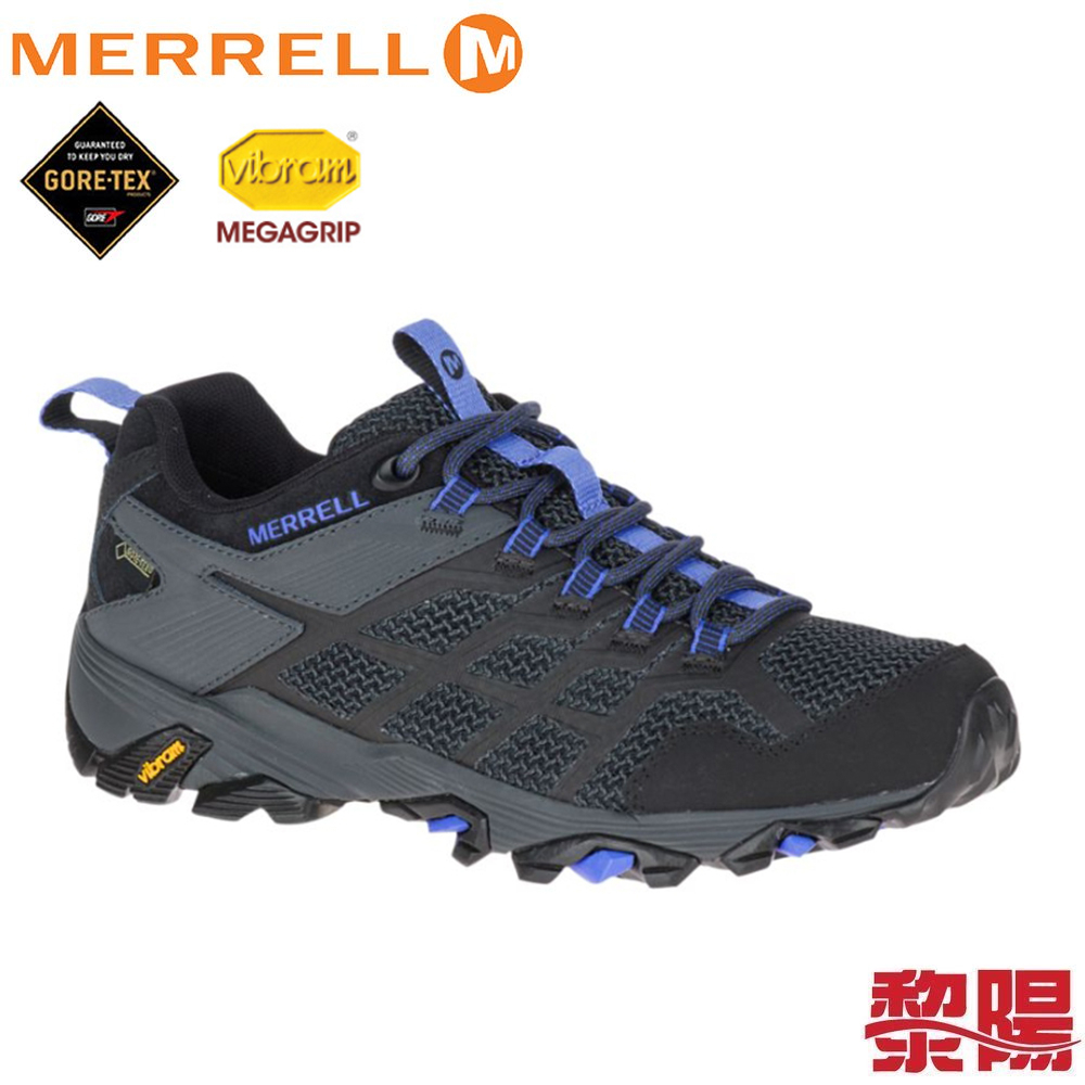 MERRELL 美國 77426 MOAB FST 2 GORE-TEX® 黑 女款登山健行鞋 33ML77426