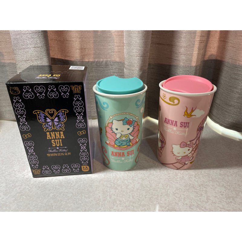 7-11全新Anne Sui &amp; Hello Kitty 聯名雙層陶瓷馬克杯