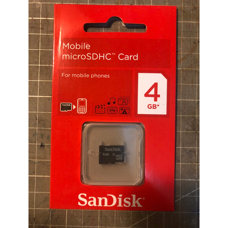 4G SanDisk 記憶卡