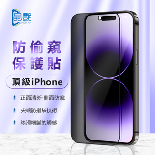 Rich3C現貨【晶艷】頂級防窺保護貼iPhone 15pro max 13 12 11 14 pro i15 防偷窺