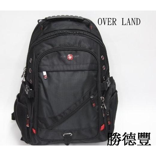 良凱 OVER LAND 十字軍休閒電腦後背包/書包 /公事包/側背包/登山背包＃2936