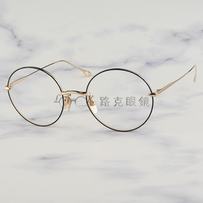 【LOOK路克眼鏡】 DITA 光學眼鏡 BELIEVER 圓框 黑 金 DTX506 03