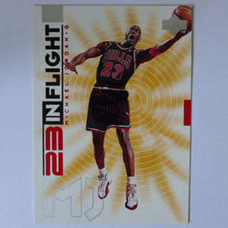 ~Michael Jordan~黑耶穌/空中飛人/MJ喬丹 1998年UD.23 IN FLIGHT籃球特殊卡 IF4