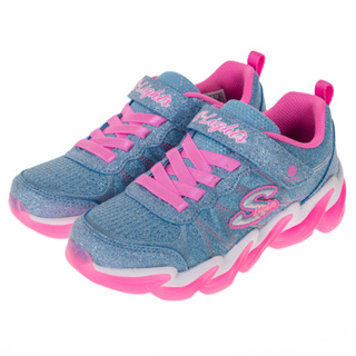 SKECHERS 女童系列 燈鞋 HYPER SURGE - 302330LLBPK