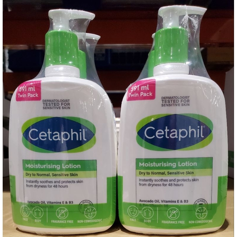 【小如的店】COSTCO好市多代購~Cetaphil 舒特膚 溫和乳液/潤膚乳(591ml*2瓶) 63615