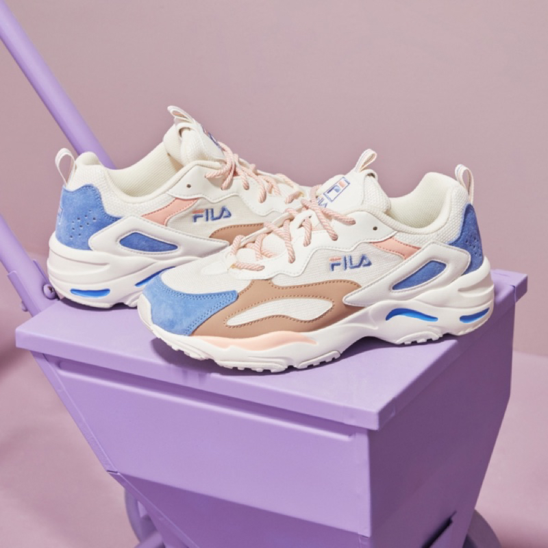 Fila Ray Tracer 防彈少年團 馬卡龍 粉藍 老爹鞋 慢跑鞋 球鞋 BTS suga同款