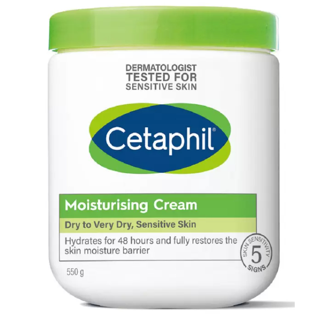 Cream Cetaphil 舒特膚 臉部身體溫和潤膚乳霜 550公克