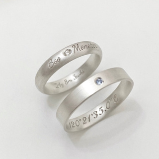 25LIFE∴🤍客製化系列🤍(C11) 誕生石 925 silver訂製刻字戒指（下單請私訊）