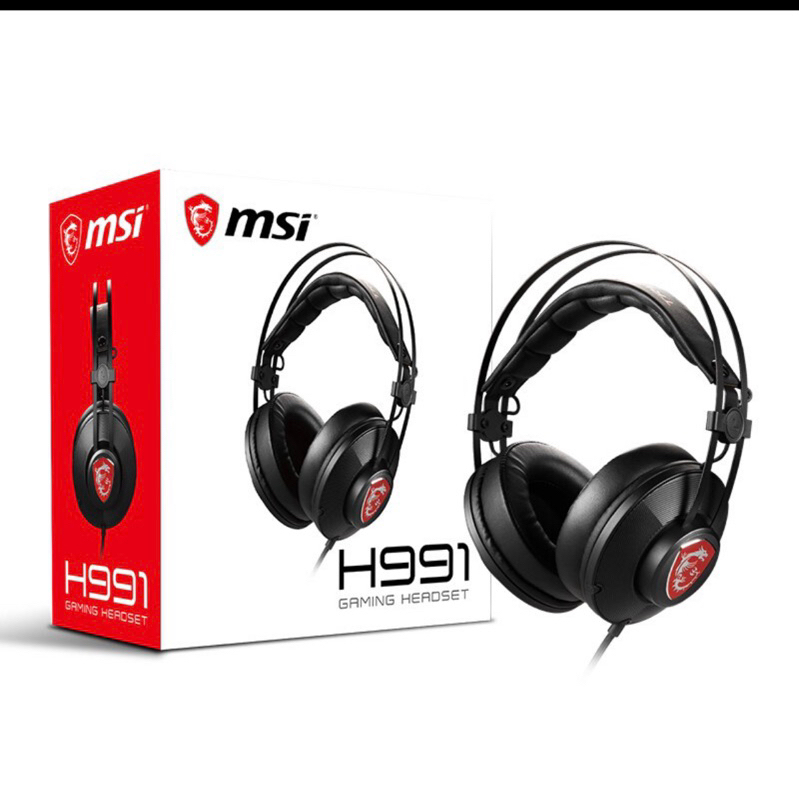 （二手）MSI H991 GAMING HEADSET 專業電競耳機 耳麥 有線耳機 麥克風