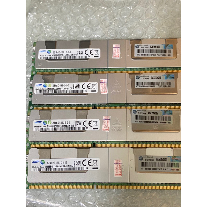三星 DDR3 ECC REG 1866 32G/14900L 洋垃圾伺服器專用記憶體