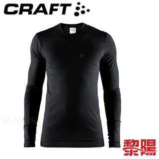 CRAFT 1906608 全天候保暖圓領排汗衣 男款 (黑) 長袖/彈性/輕量/保暖 12R06608