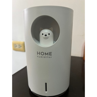 北歐風加濕器北極熊款七彩夜燈