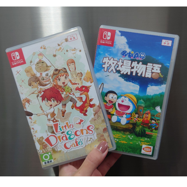 現貨 NS Switch二手遊戲片哆啦a夢牧場物語 寶貝龍咖啡廳 秘密之龍與驚奇島嶼 牧場物語系列 中文版 NS遊戲片