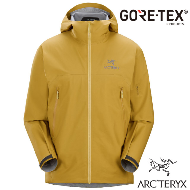 【ARCTERYX 始祖鳥】男款 防風防水透氣連帽外套 Beta Gore-Tex.風雨衣/輕薄耐磨_綠洲褐_29090