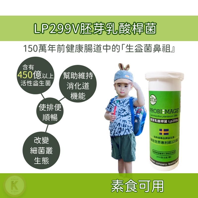 LP299V 定植菌 素食可用 改變細菌叢林生態 益生菌 兒童 兒童益生菌 排便益生菌 腸胃益生菌 腸道益生菌 久保雅司
